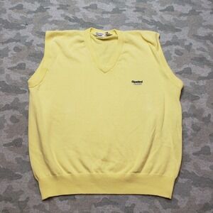 Yellow V-Neck Men's Sweater